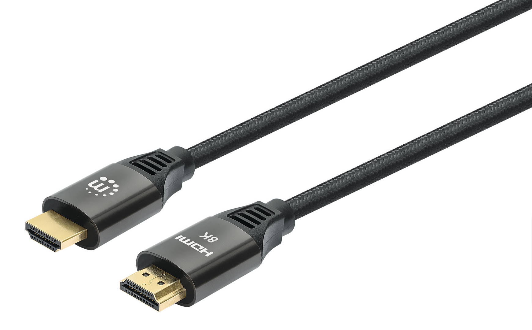 Cable HDMI Manhattan 355933 color Negro Ultra Alta Velocidad 8k/4k con Ethernet 1 m