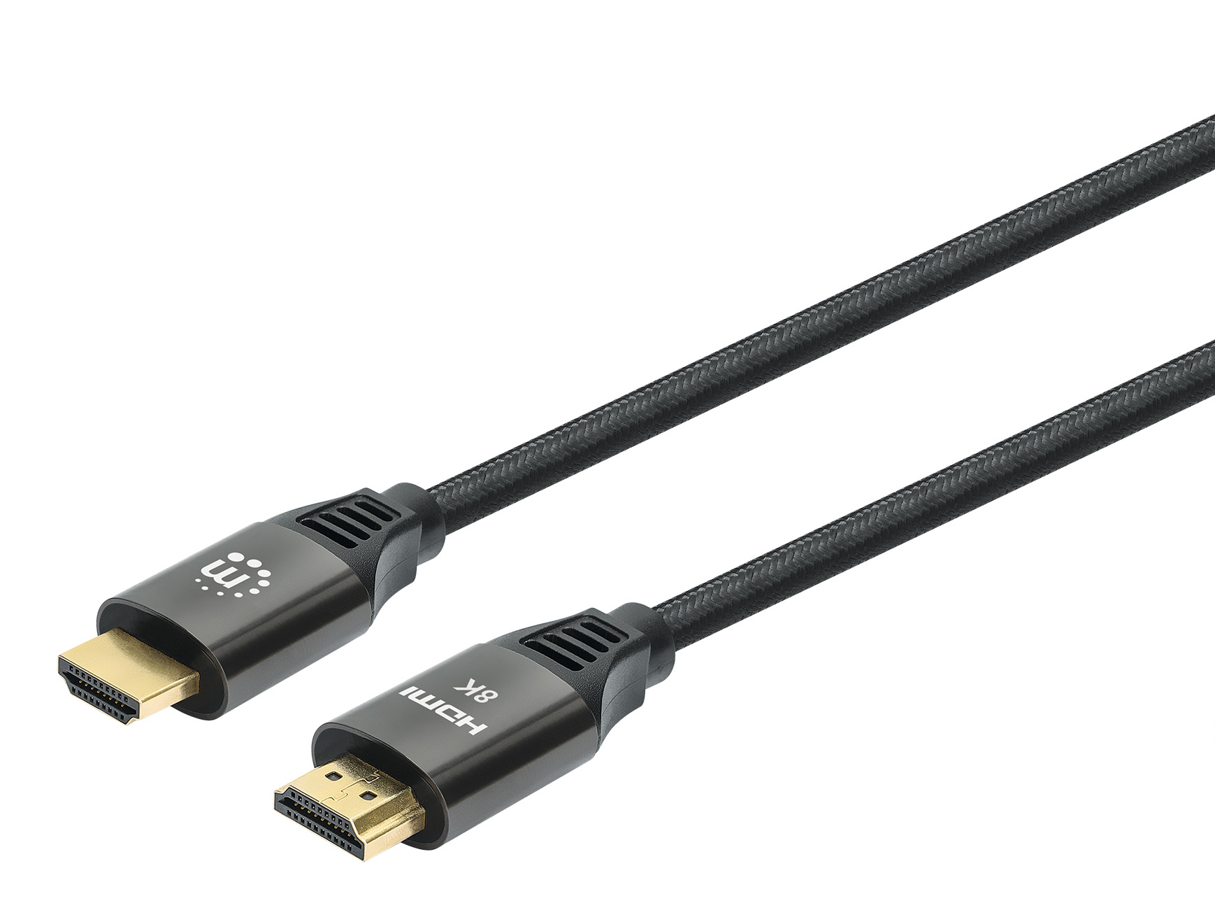 Cable HDMI Manhattan 355957 color Negro Ultra Alta Velocidad 8k/4k con Ethernet 3 m