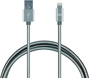 Cable Candywirez Lightning Metálico (plata)