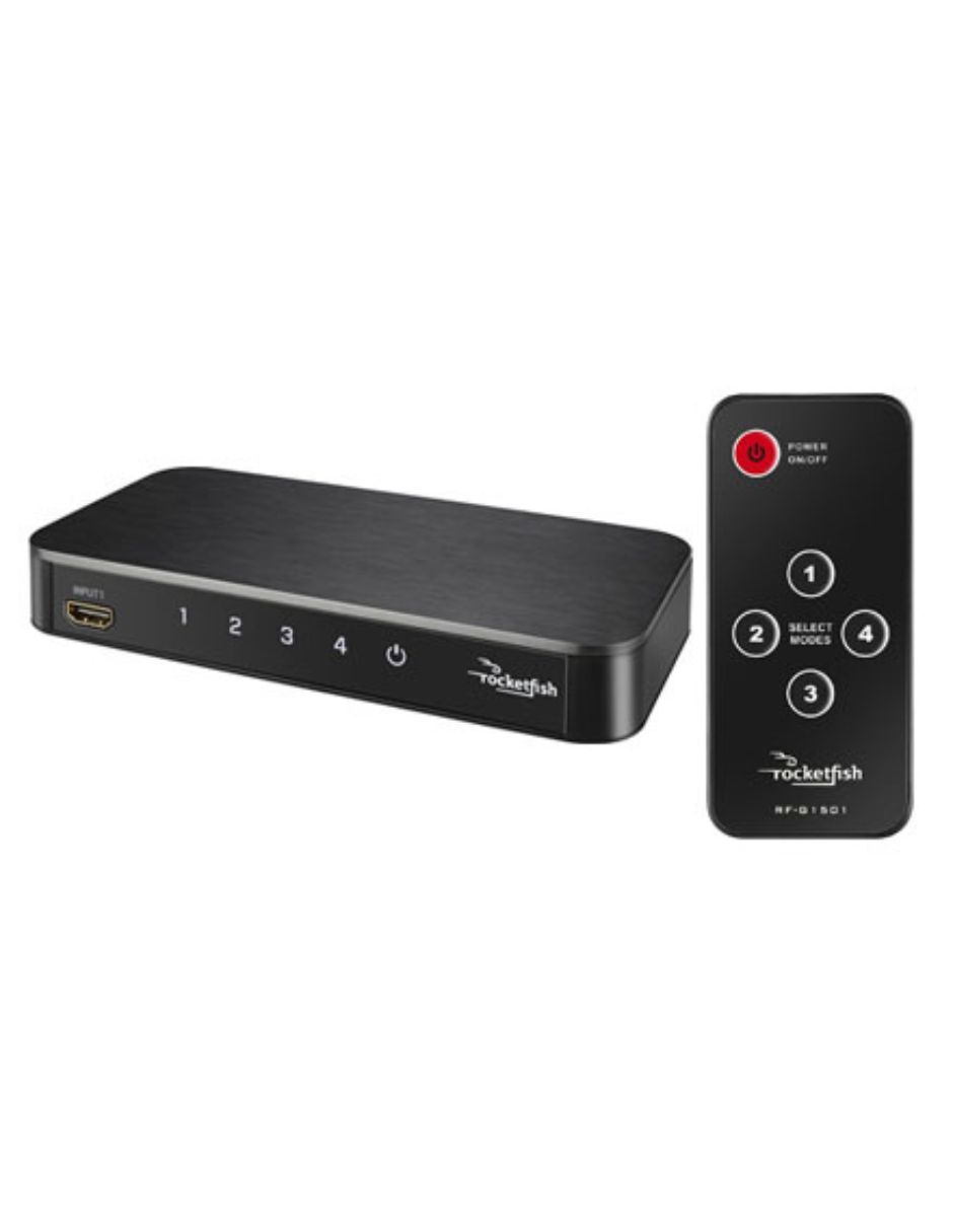Foto 2 pulgar | Caja Hdmi 4 Puertos 4k