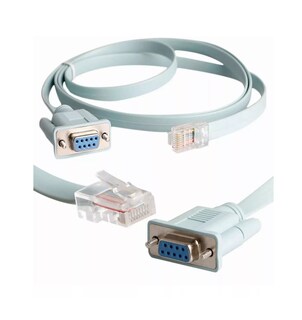 Foto 2 | Cable Consola Cisco Rj45 A Db9 Rs232 Adaptador Azul Claro