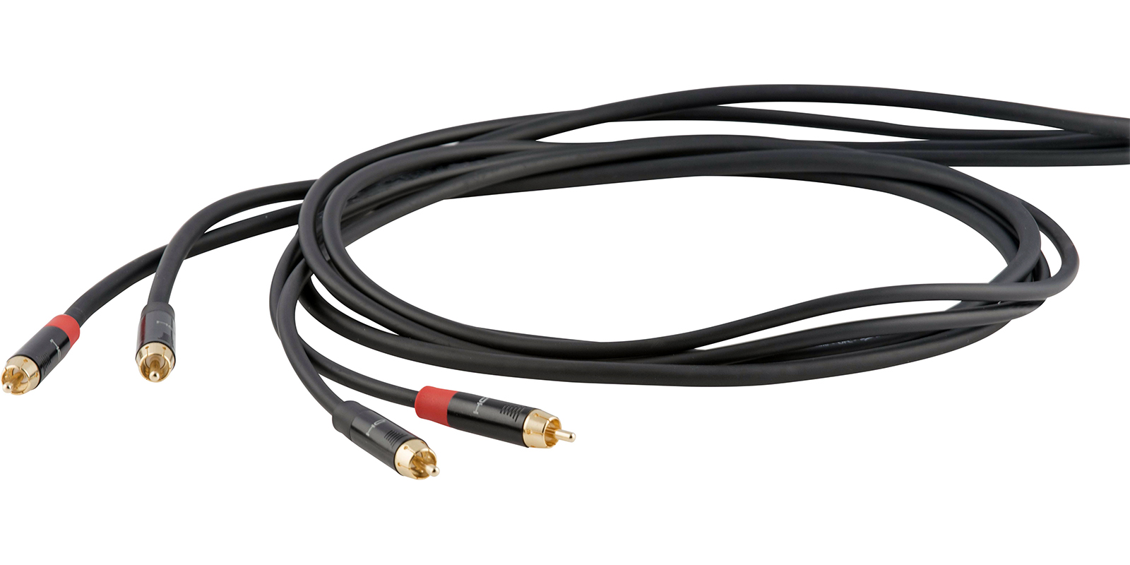 Proel Dhs505lu18 Cable Profesional Conectores Onehero 2 Rca A 2 Rca 1.8 Metros