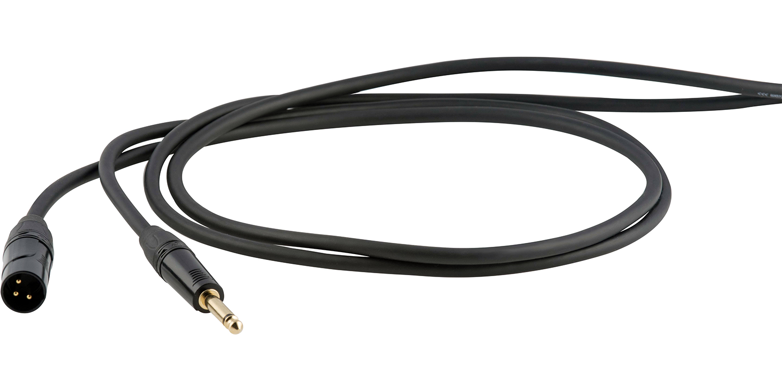 Proel Dhs230lu5 Cable Profesional Conectores 6.3 Mm Estéreo A Xlr Macho De 3 Pines 5 Metros