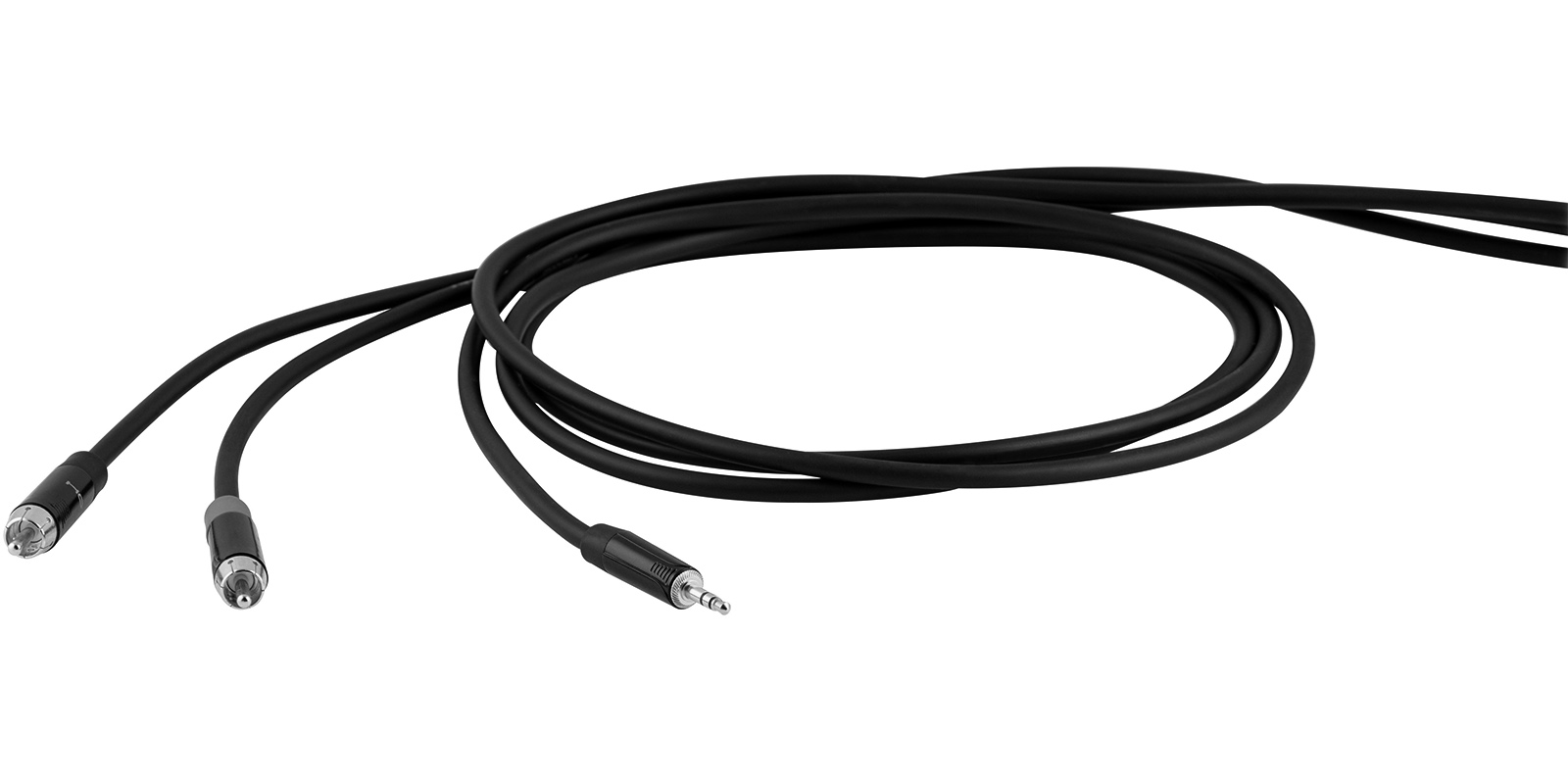 Proel Dhs520lu3 Cable Profesional Jack 3.5 Mm Estéreo A 2 Rca 3 Metros