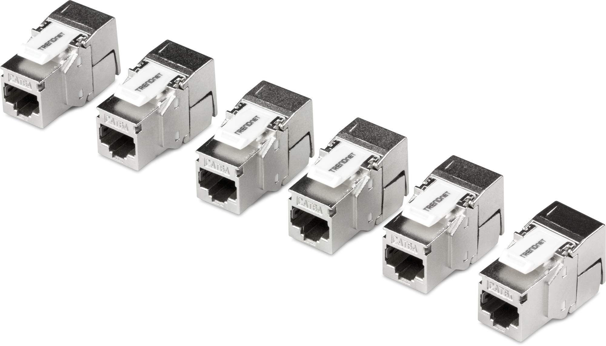 Foto 2 pulgar | Paquete de 6 Conectores RJ45 Blindados Keystone Jack Trendne - Venta Internacional