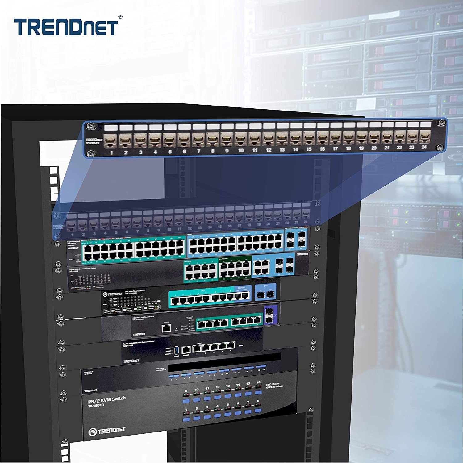 Foto 3 | Paquete de 6 Conectores RJ45 Blindados Keystone Jack Trendne - Venta Internacional