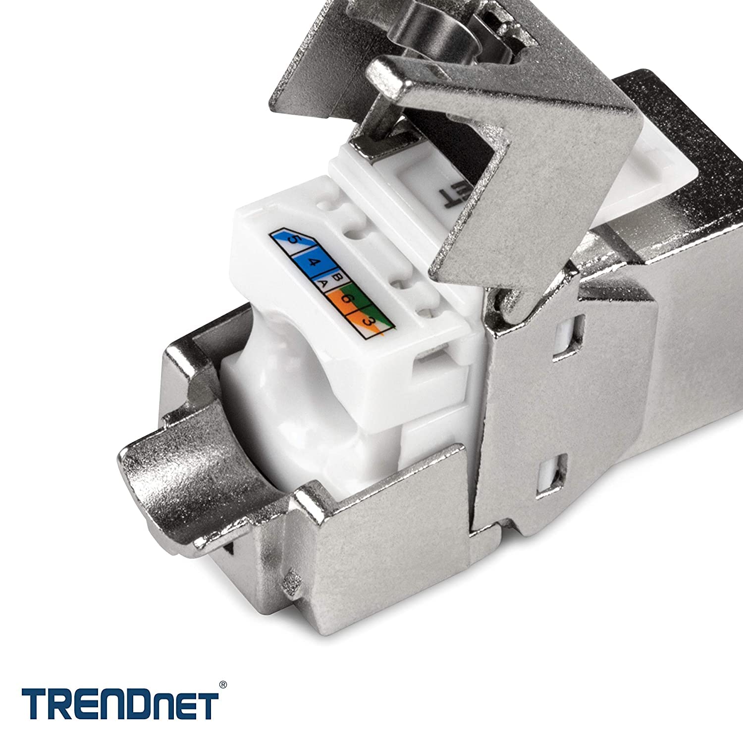 Foto 8 pulgar | Paquete de 6 Conectores RJ45 Blindados Keystone Jack Trendne - Venta Internacional