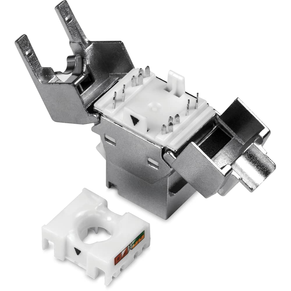 Foto 9 pulgar | Paquete de 6 Conectores RJ45 Blindados Keystone Jack Trendne - Venta Internacional