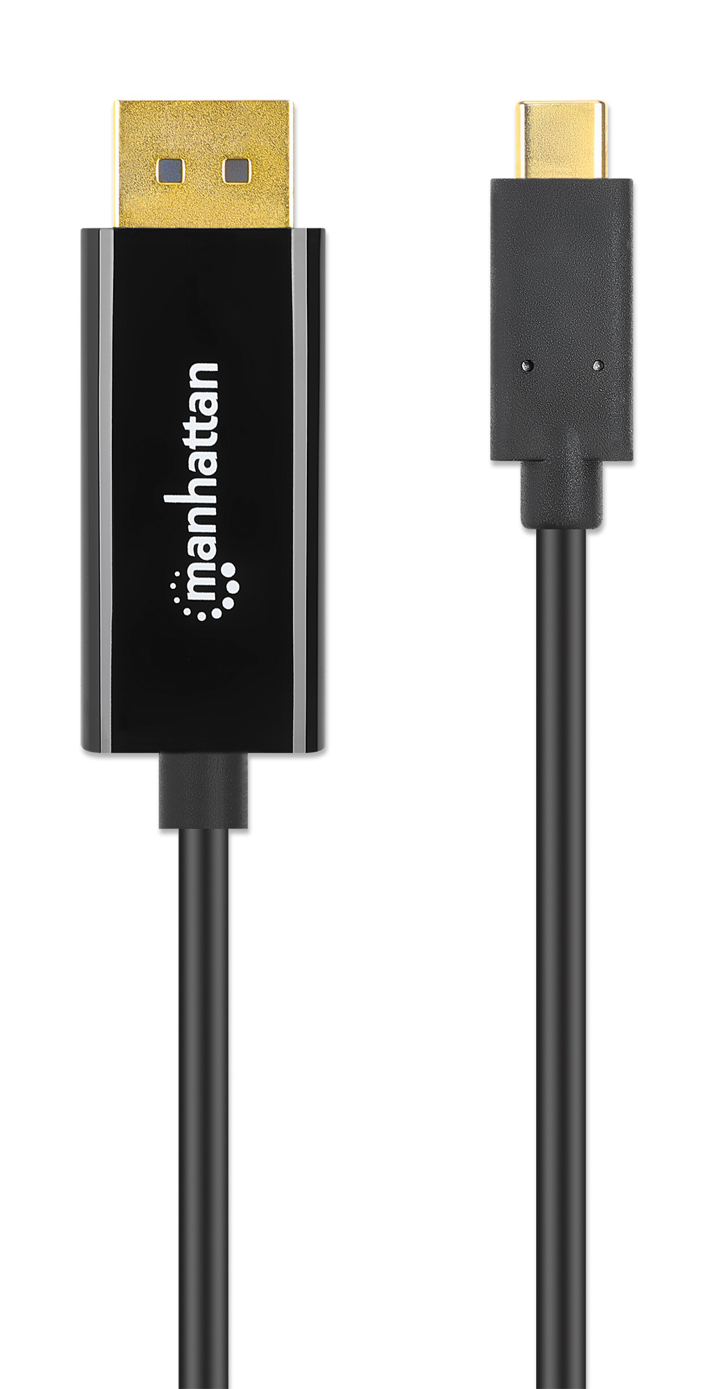 Foto 4 | Cable Adaptador USB-C a Displayport Manhattan Negro 4k@60hz 2 m