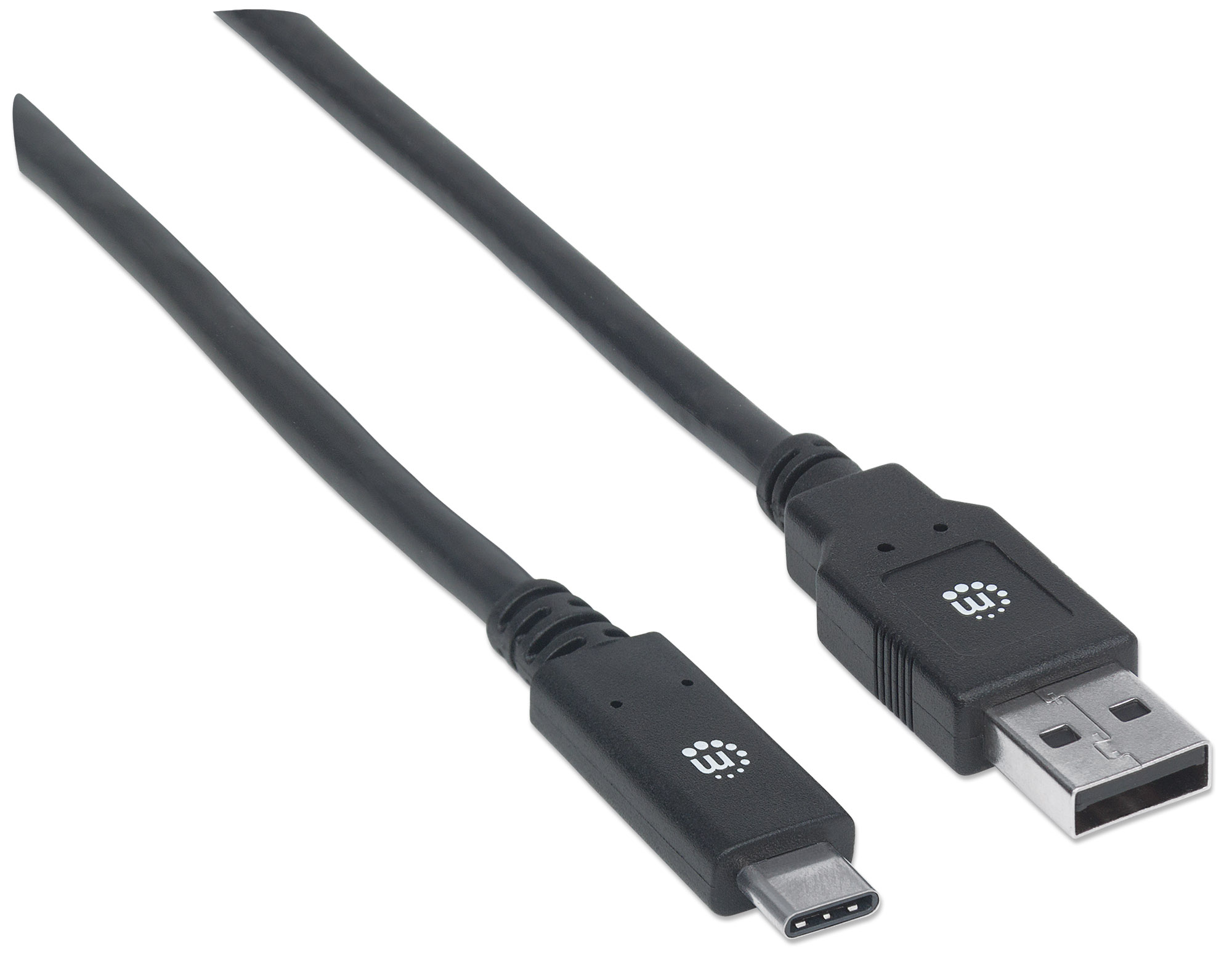 Foto 2 | Cable USB-C Supervelocidad Manhattan Negro 2 m