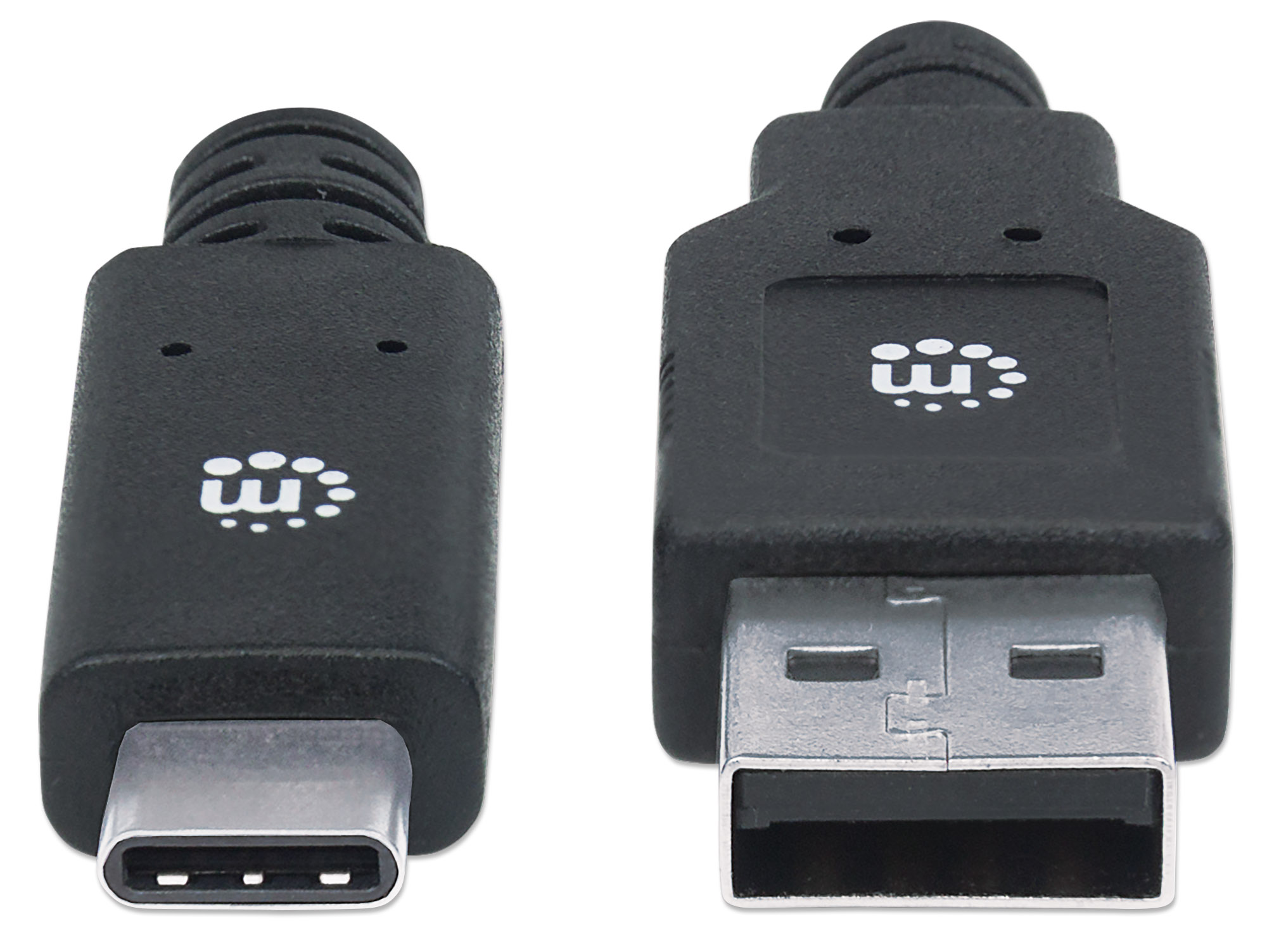 Foto 3 | Cable USB-C Supervelocidad Manhattan Negro 2 m