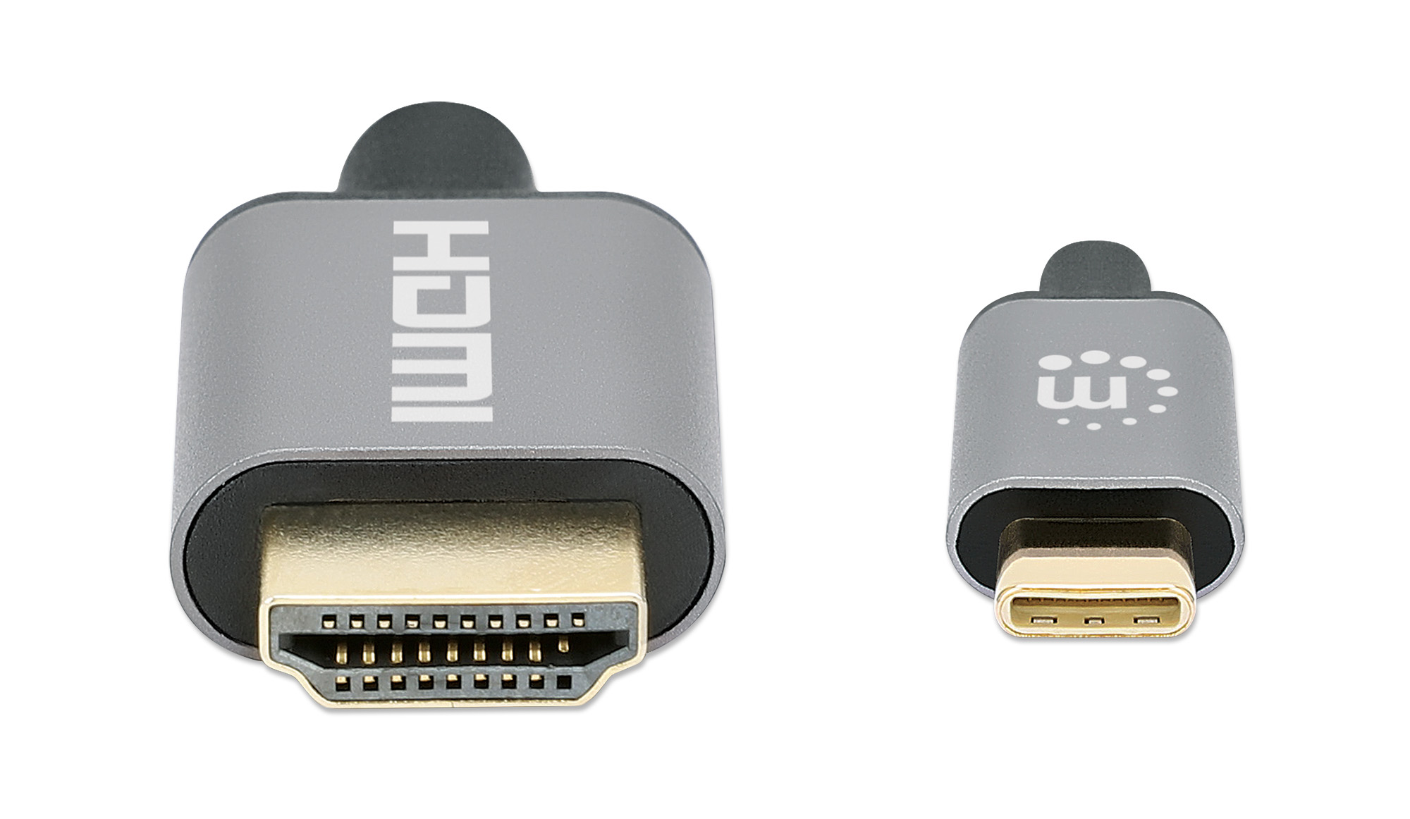 Foto 3 | Cable Adaptador USB-C a HDMI Manhattan Negro 4k@60hz 1 m