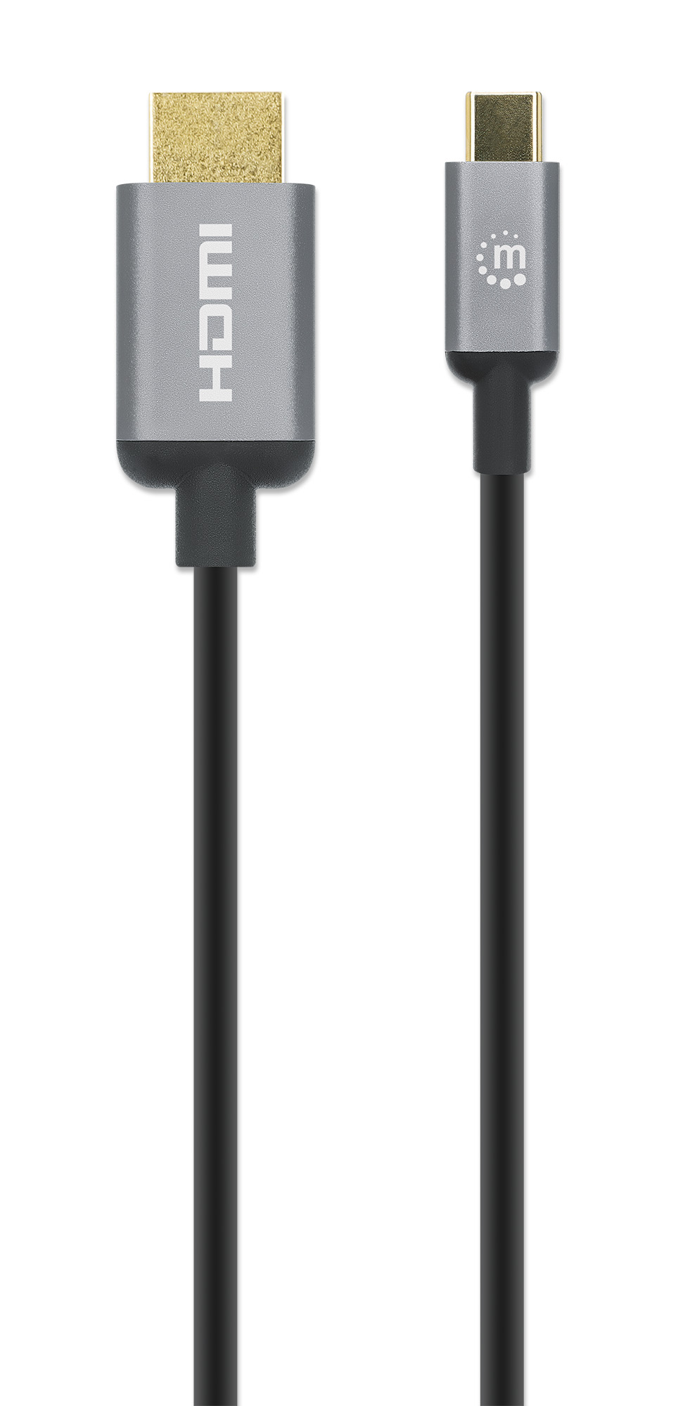 Foto 4 | Cable Adaptador USB-C a HDMI Manhattan Negro 4k@60hz 1 m