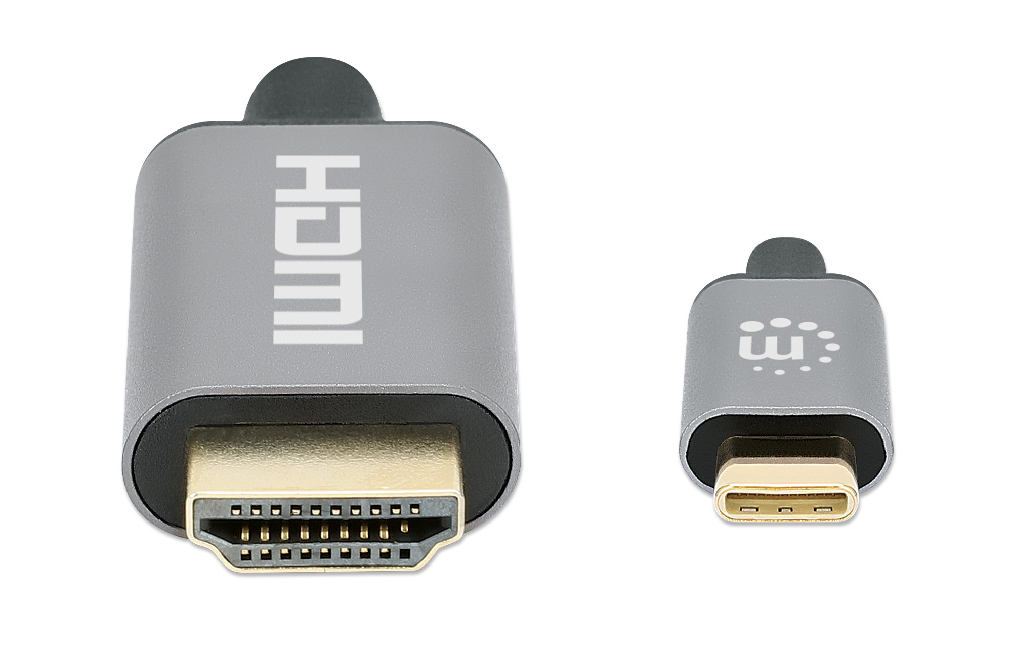 Foto 4 pulgar | Cable Adaptador USB-C a HDMI Manhattan Negro 4k@60hz 2 m