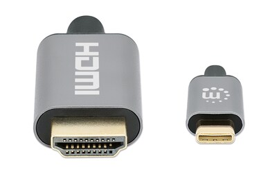 Foto 3 | Cable Adaptador USB-C a HDMI Manhattan Negro 4k@60hz 2 m