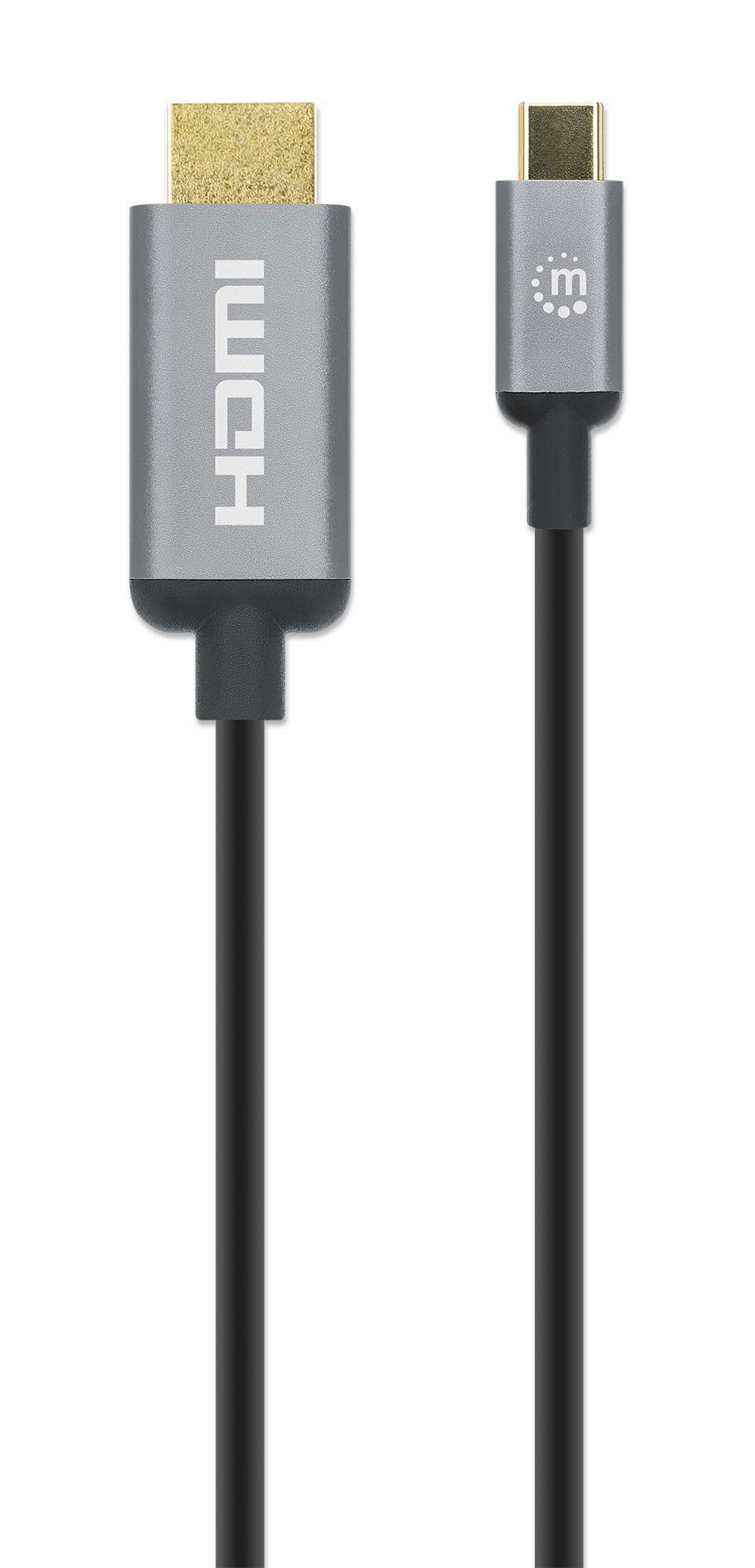 Foto 4 | Cable Adaptador USB-C a HDMI Manhattan Negro 4k@60hz 2 m