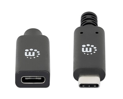 Foto 3 | Cable Extensión Usb-c Súper Velocidad+ Negro Manhattan 50 Cm