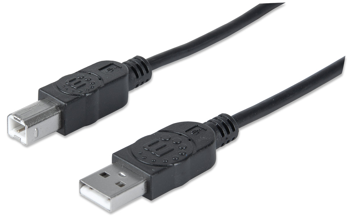 Cable Usb B De Alta Velocidad Manhattan 337779 Negro 5m