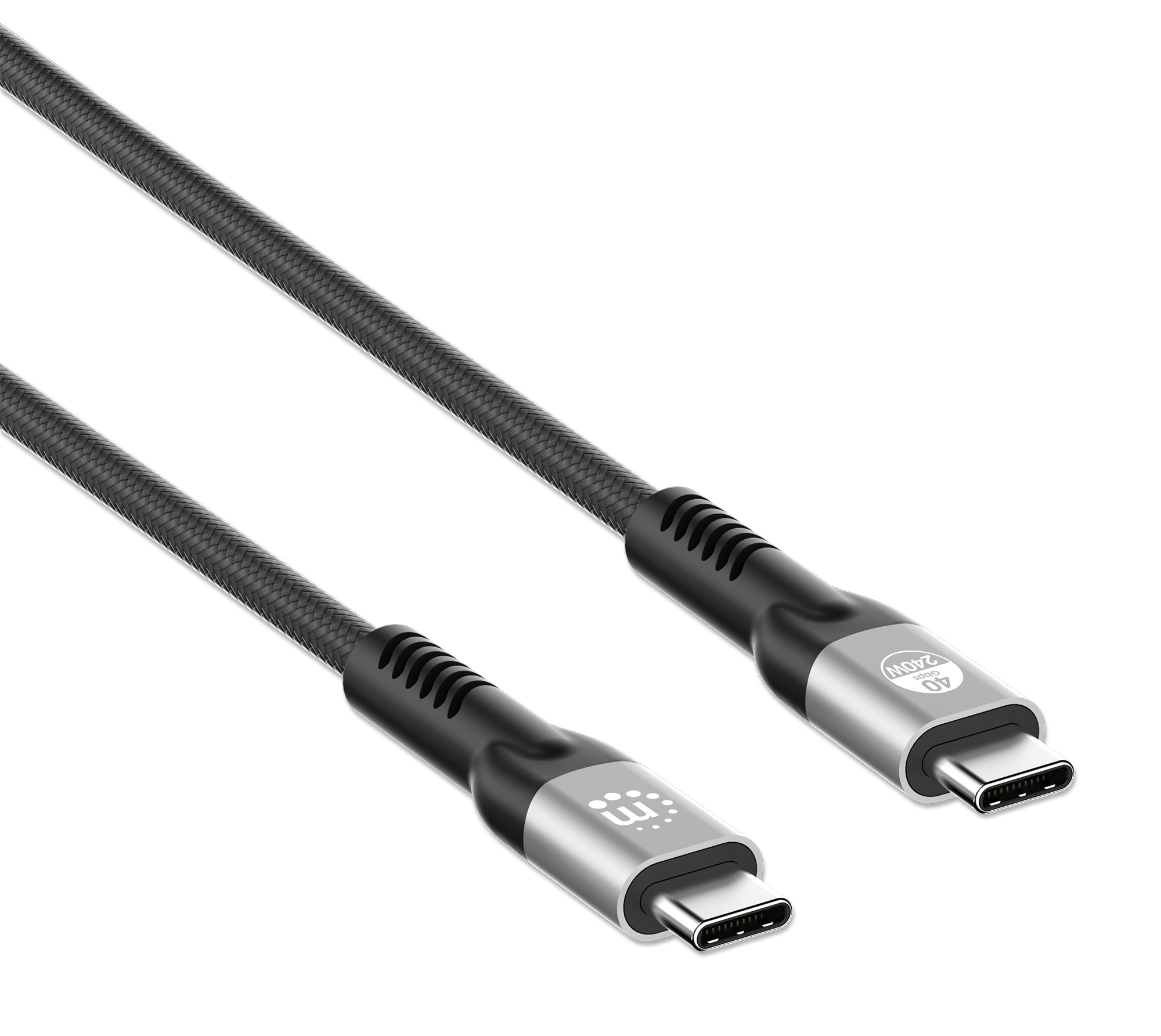 Foto 3 pulgar | Cable Usb-c Para Carga Y Video De Súper Velocidad+ Negro Manhattan 1m