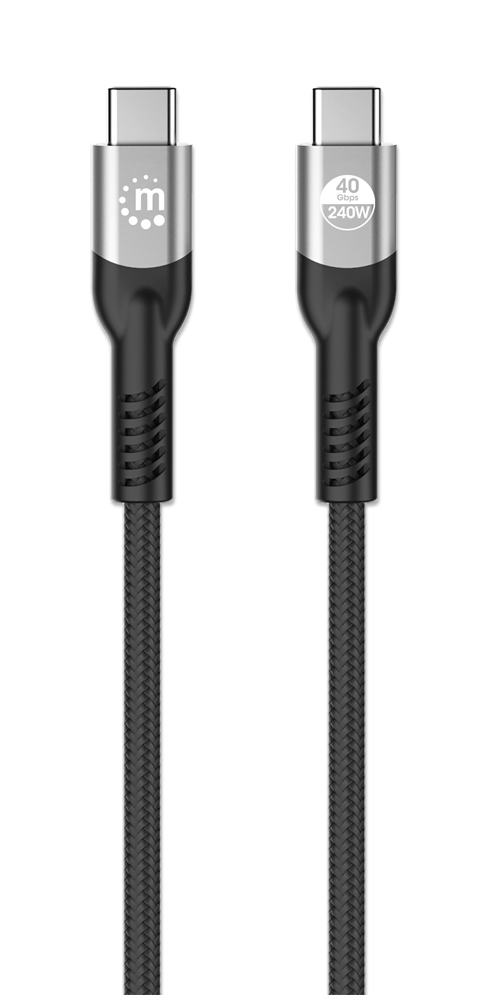 Foto 5 pulgar | Cable Usb-c Para Carga Y Video De Súper Velocidad+ Negro Manhattan 1m