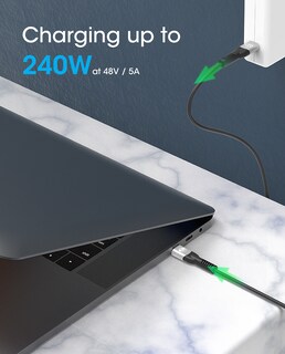Foto 6 | Cable Usb-c Para Carga Y Video De Súper Velocidad+ Negro Manhattan 1m