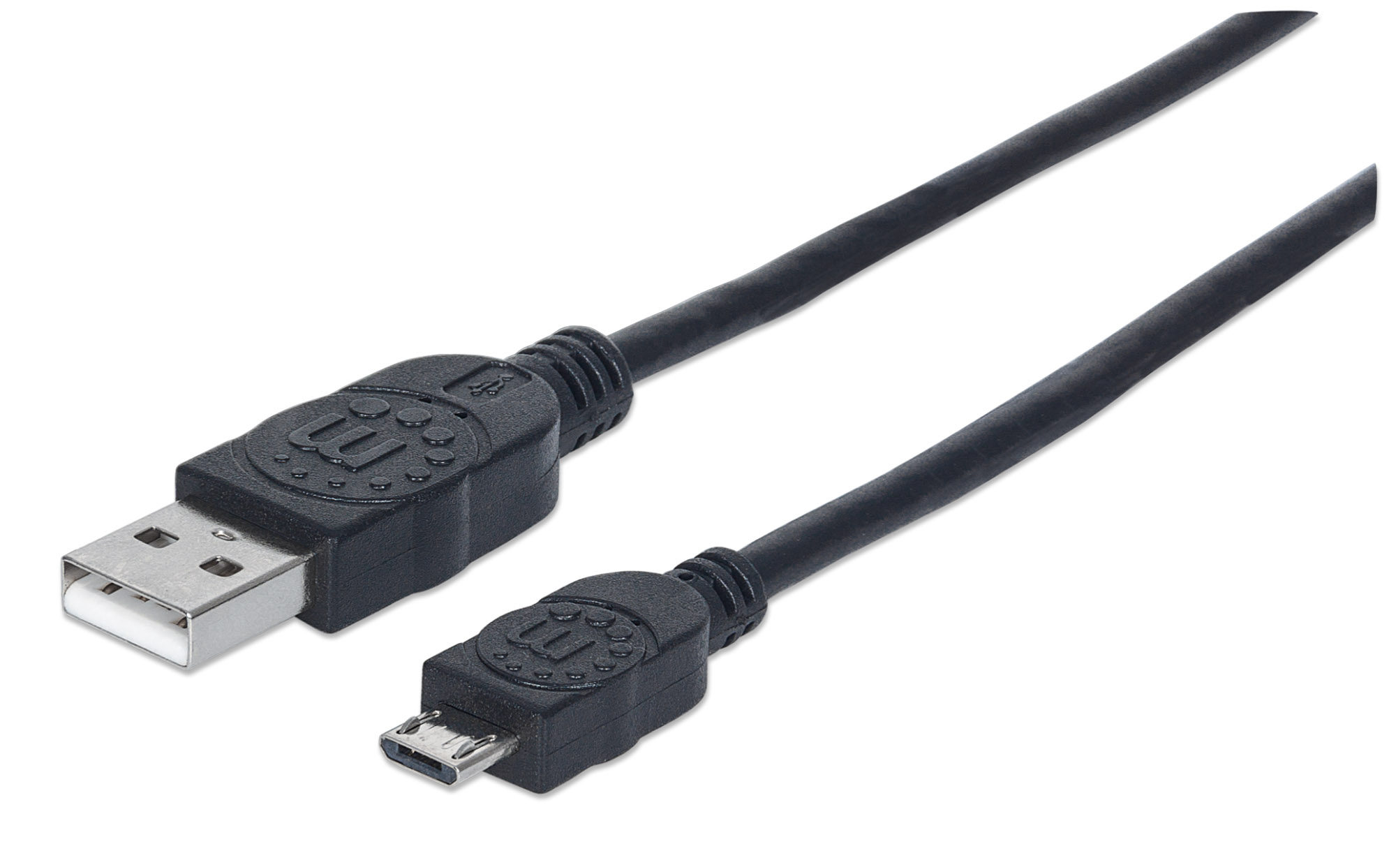 Foto 2 pulgar | Cable Usb Micro-b De Alta Velocidad Manhattan 325677 Negro 0.5m