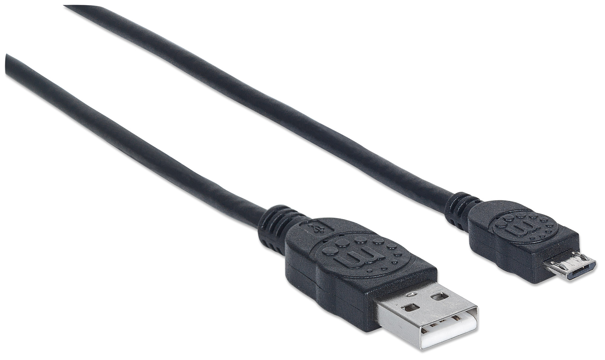 Foto 3 pulgar | Cable Usb Micro-b De Alta Velocidad Manhattan 325677 Negro 0.5m