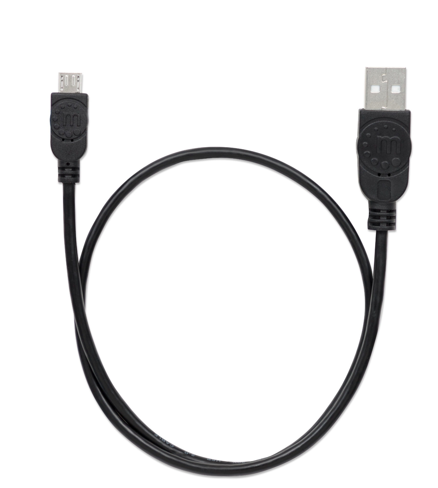 Foto 6 pulgar | Cable Usb Micro-b De Alta Velocidad Manhattan 325677 Negro 0.5m