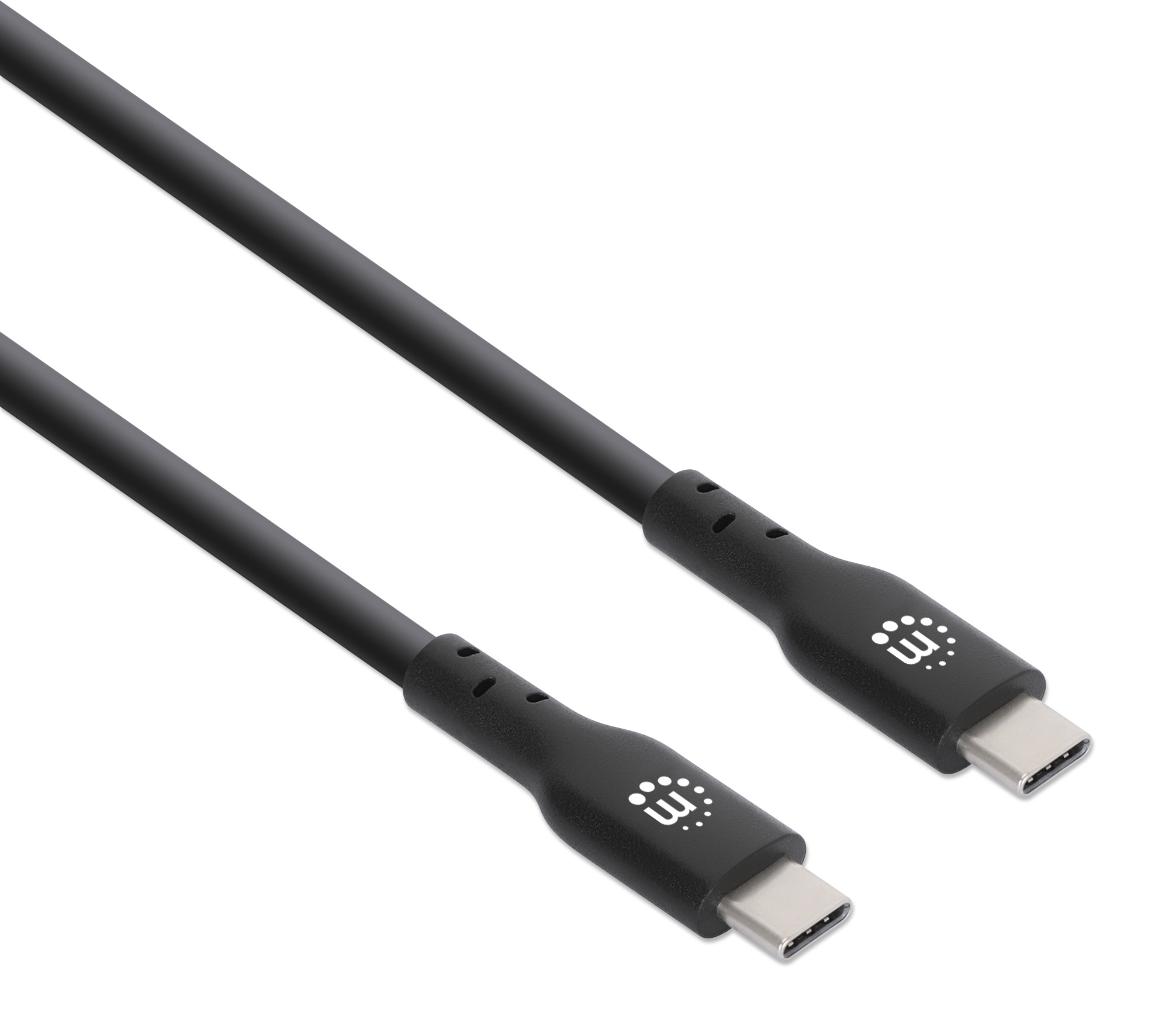 Foto 3 pulgar | Cable USB-C Manhattan para Dispositivos de Súper Velocidad Negro 50 cm