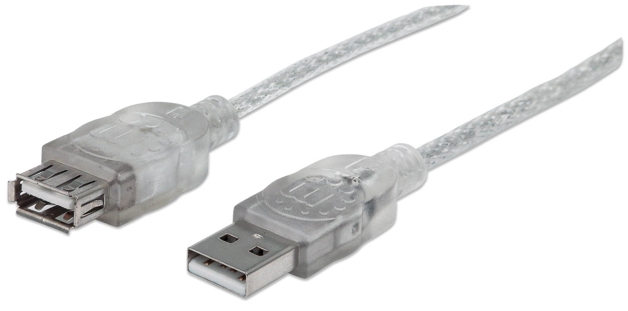 Manhattan Cable USB 2.0 Extensión 480 mbps 4.5m Plateado