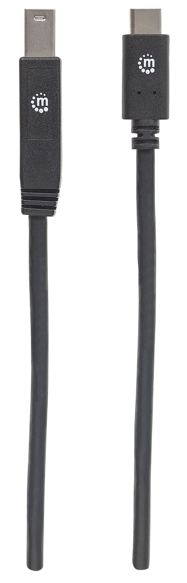 Foto 5 pulgar | Cable USB-C Manhattan de Súper Velocidad a USB-B 2 m Negro