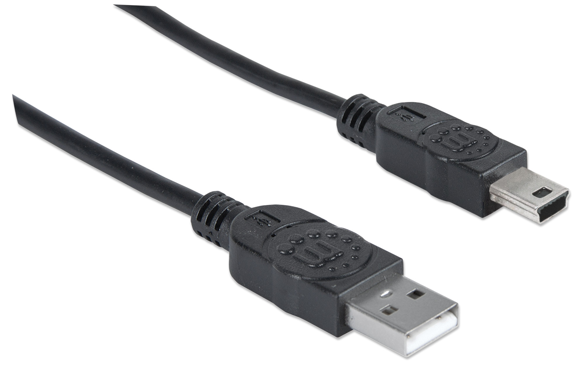 Foto 3 pulgar | Cable Manhattan USB 2.0 Mini-b 480mbps 1.8 m Negro