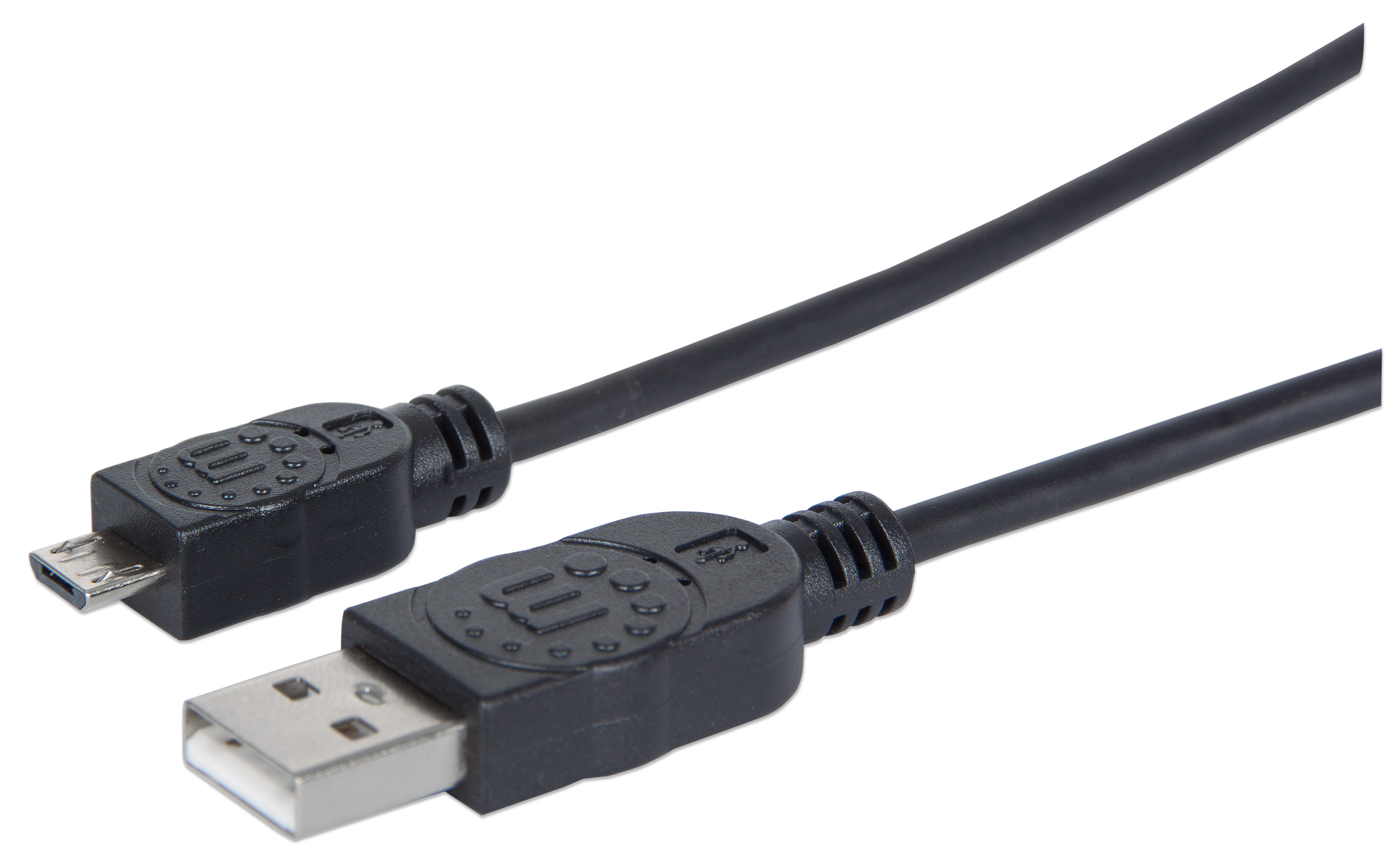 Cable USB Micro-B de Alta Velocidad Manhattan 307161 Negro 1 m