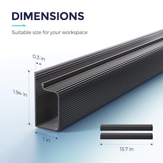 Foto 7 | Organizador De Cables Delamu Safe & Tidy Para El Hogar Y La Oficina, 40 Cm X 2 - Venta Internacional.