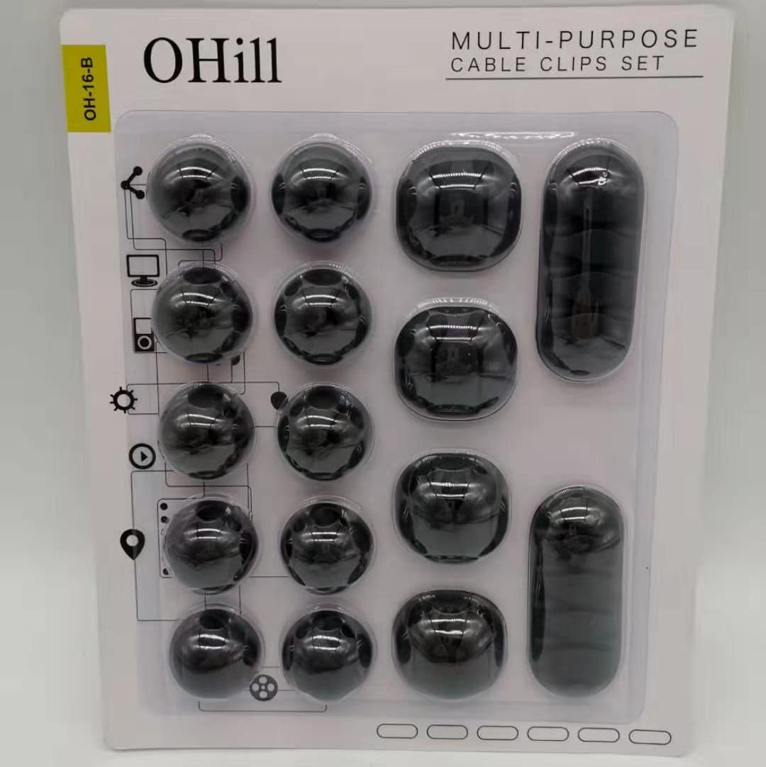 Foto 7 pulgar | Soportes para Cables Autoadhesivos Ohill 16 Piezas  - Venta Internacional