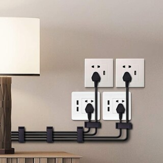 Foto 6 | Pinzas Autoadhesivas Para Gestión De Cables Soulwit, 50 Unidades, Negras - Venta Internacional.