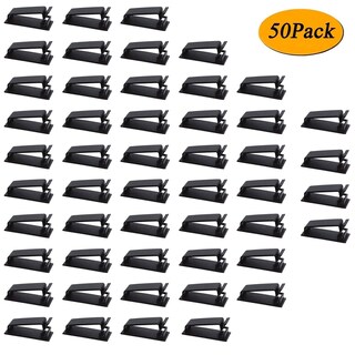 Foto 7 | Pinzas Autoadhesivas Para Gestión De Cables Soulwit, 50 Unidades, Negras - Venta Internacional.