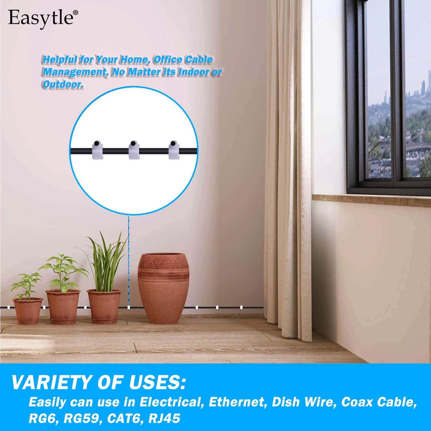 Foto 7 | Clips Para Cables Easytle, Paquete De 200 Unidades (4 Mm, 6 Mm, 8 Mm, 10 Mm) - Venta Internacional.