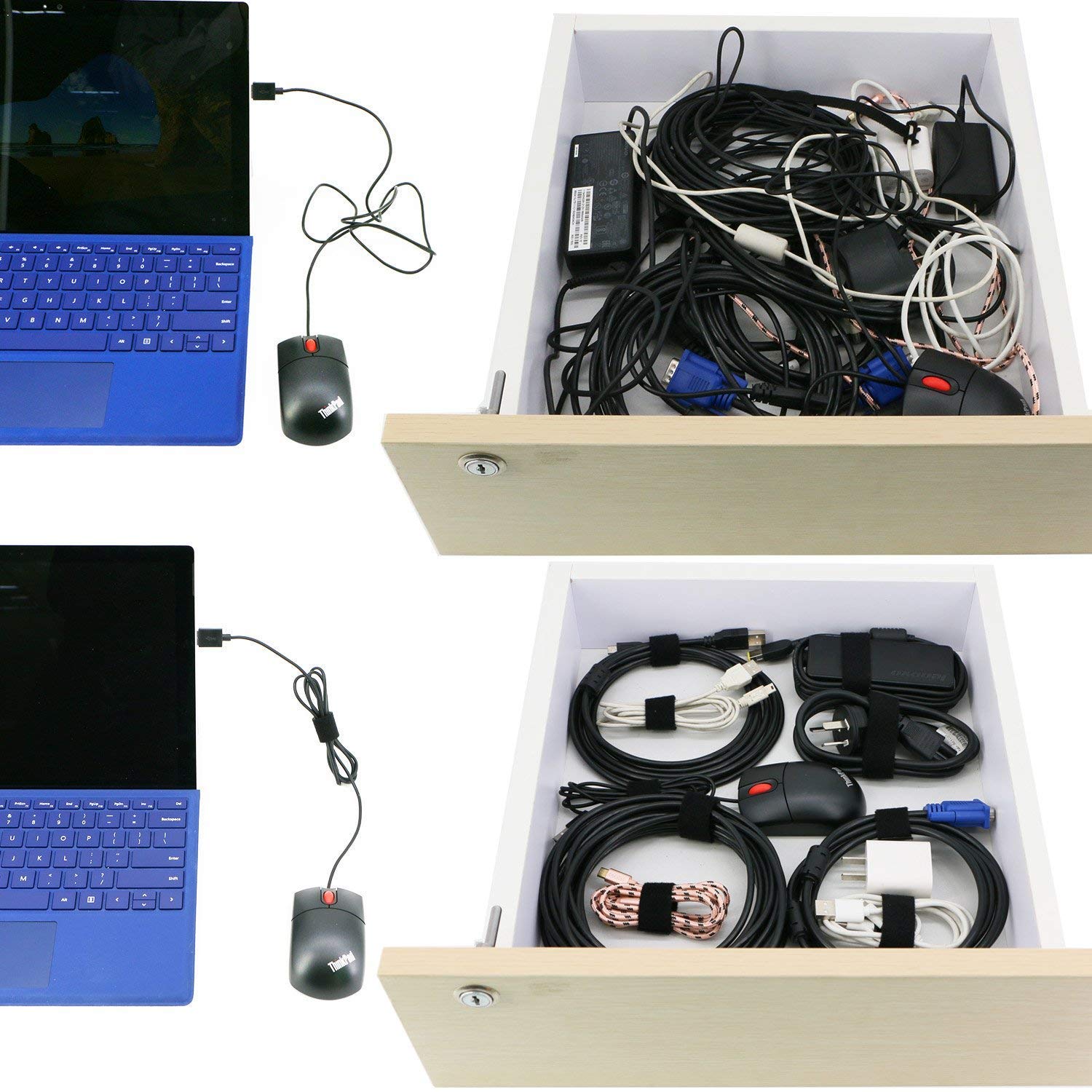 Foto 4 pulgar | Organizador De Cables Pasow, Reutilizable, 18 Cm, 50 Unidades - Venta Internacional.