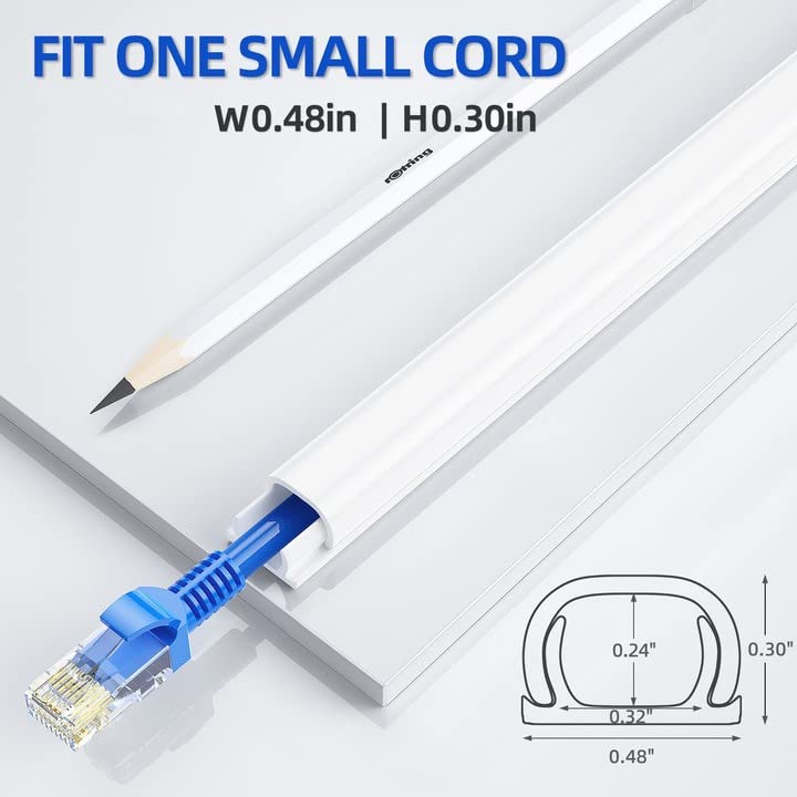 Foto 3 pulgar | Cord Hider Wall Delamu Cc05 Para 1 Minicable De 14,2 M, Color Blanco - Venta Internacional.