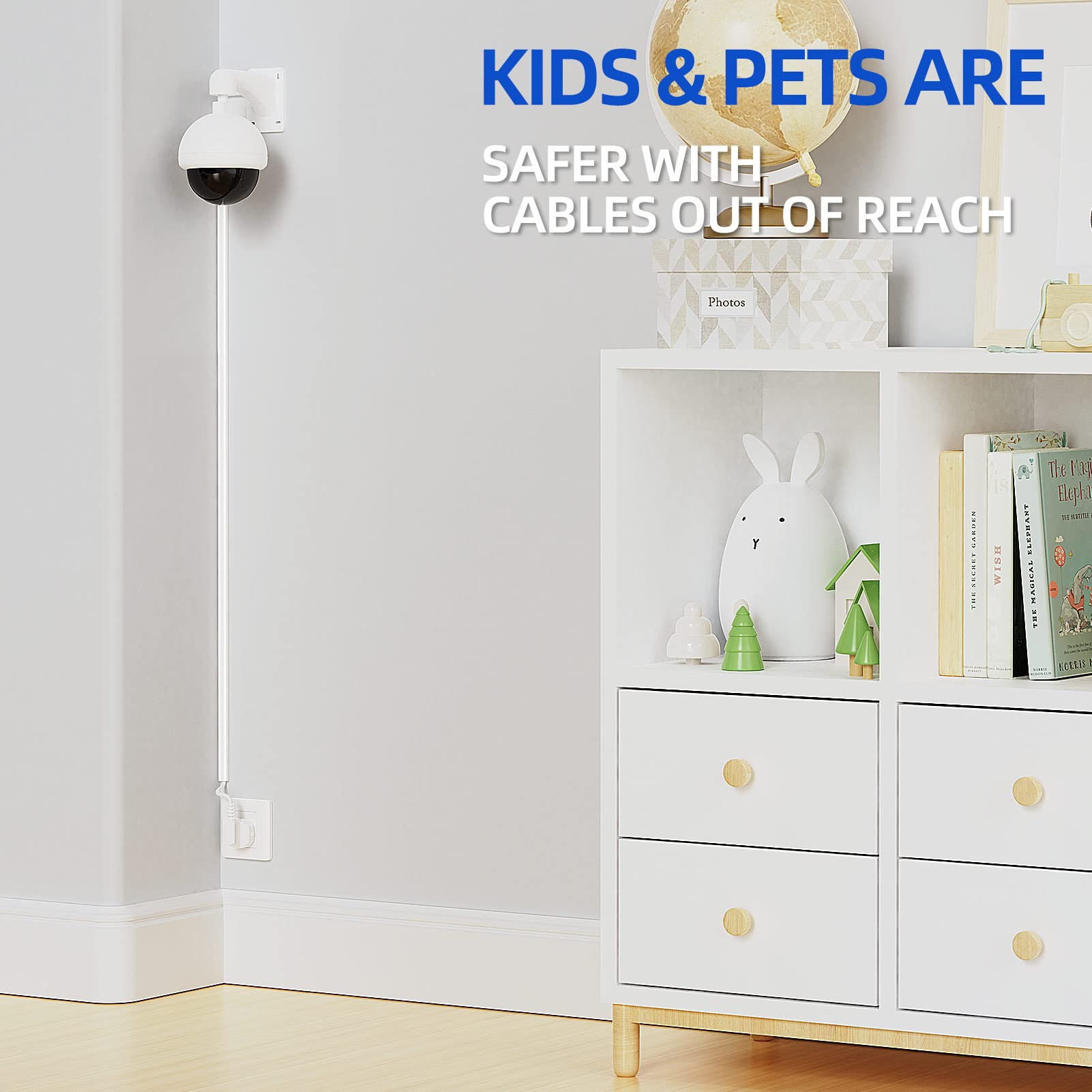Foto 5 pulgar | Cord Hider Wall Delamu Cc05 Para 1 Minicable De 14,2 M, Color Blanco - Venta Internacional.