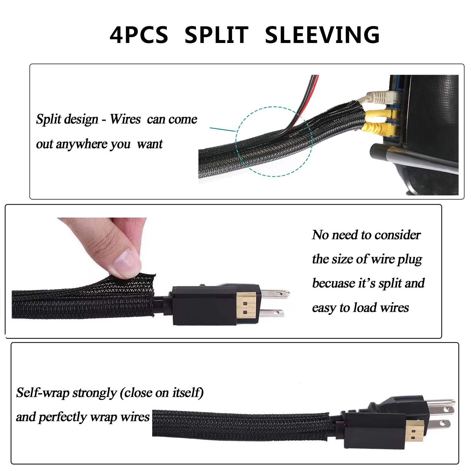 Foto 6 pulgar | Kit De Gestión De Cables N Norocme 192 Pcs Para Ordenador Y Tv - Venta Internacional.