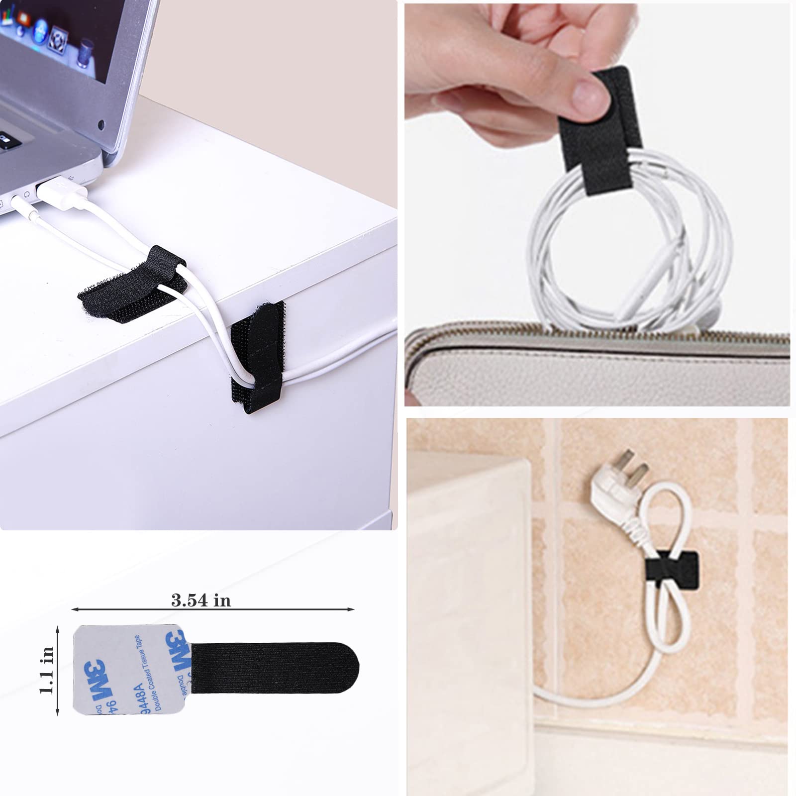 Foto 7 pulgar | Kit De Gestión De Cables N Norocme 192 Pcs Para Ordenador Y Tv - Venta Internacional.