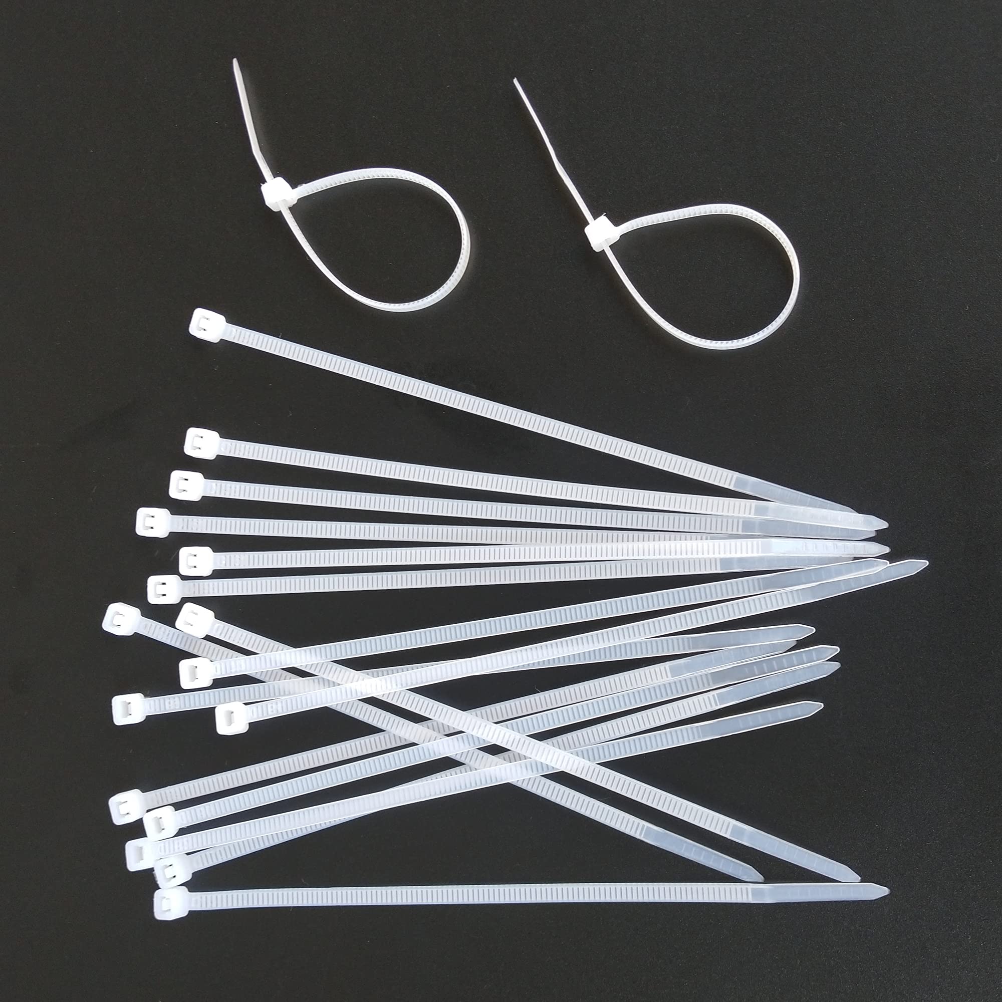 Foto 5 pulgar | Bridas Miwutz 500 Unidades 10 cm Nailon de Alta Resistencia Blancos - Venta Internacional
