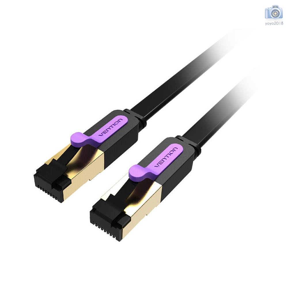 Foto 2 pulgar | Cable Ethernet Plano Vention Cat 7 10 Gbps 20 m Rj45 Negro - Venta Internacional