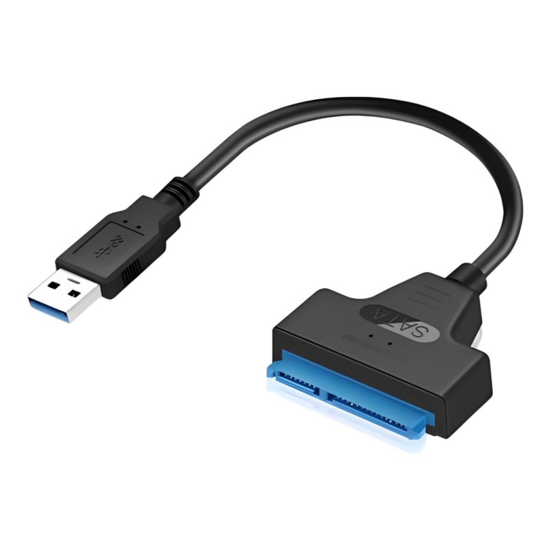 Foto 1 | Adaptador de Cable de Disco Duro Usb 3.0 A Sata 3 Hdd 2.5 De 22 Pines - Venta Internacional