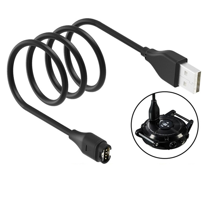 Foto 3 pulgar | Cable de Carga Usb para Garmin Forerunner Fenix Series - Negro - Venta Internacional
