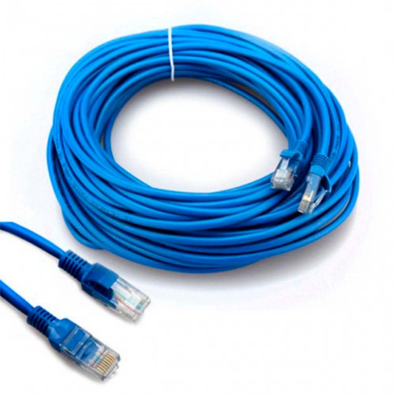 Cable de Red Genérico Cat5e Lan Rj45 de 10 m Azul - Venta Internacional
