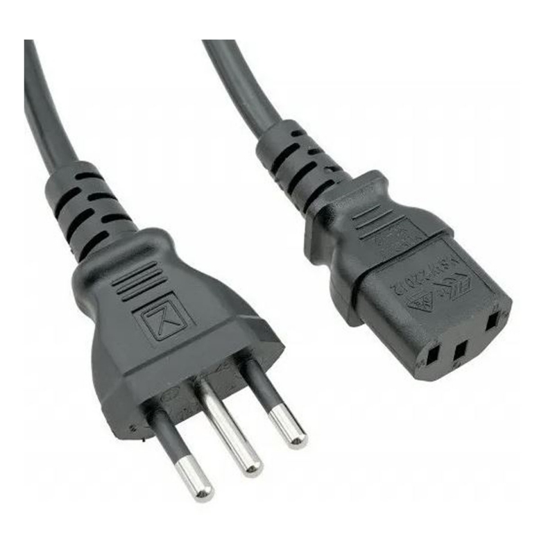 Foto 3 pulgar | Cable De Alimentación Para Pc, 1,8 M, 220 V, 10 A, Hembra C13 A Macho, Negro - Venta Internacional.