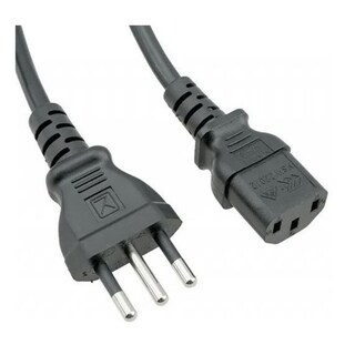 Foto 2 | Cable De Alimentación Para Pc, 1,8 M, 220 V, 10 A, Hembra C13 A Macho, Negro - Venta Internacional.